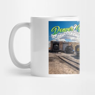 Denver and Rio Grande 425 Steam Locomotive at Antonito Colorado Mug